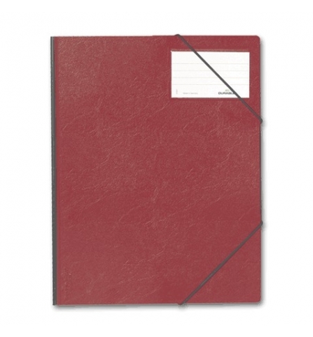 фото: Пластиковая папка на резинке Durable красная A4, до 150 листов, 2320-03