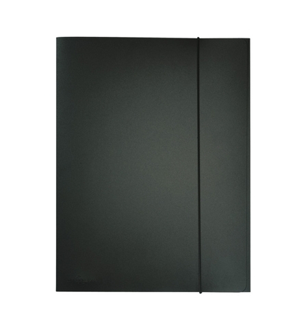 фото: Пластиковая папка на резинке Durable черная A4, до 150 листов, 2323-01