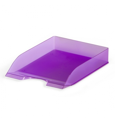 фото: Лоток горизонтальный для бумаг Durable Basic Tray А4 фиолетовый, 1701673929